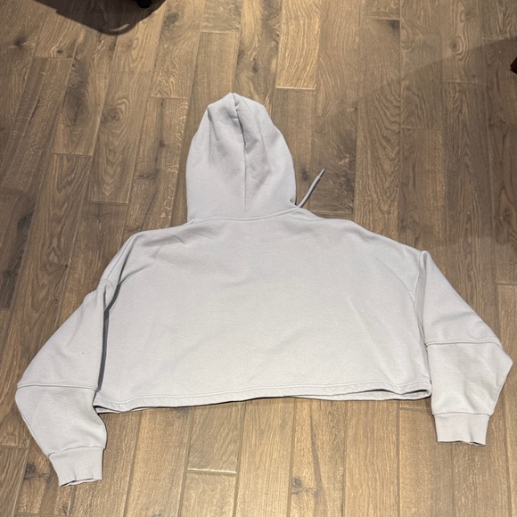 Oner Active Gray Cropped Hoodie - Picture 3 of 3